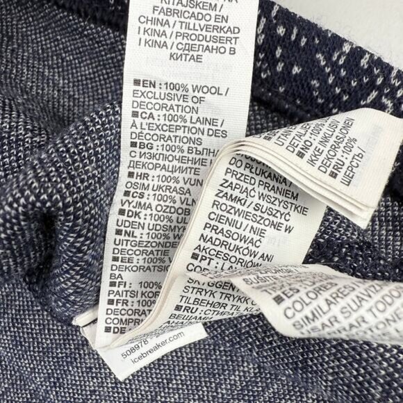 ICEBREAKER Women's Merino 250 Vertex Long Sleeve Size Small Midnight Navy - Picture 6 of 6